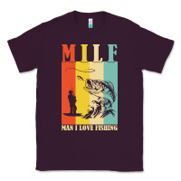 Plum fishing t  shirt milf man i love fishing t  shirt Classic Tee - baoMotion