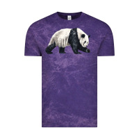 Cloud Purple walking panda Vintage Tee - LillyAllenDesigns