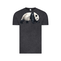 Vintage Black walking panda Vintage Tee - LillyAllenDesigns