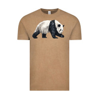 Vintage Coffee walking panda Vintage Tee - LillyAllenDesigns