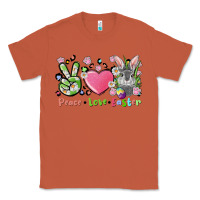 Copper peace love easter bunny Classic Tee - FaDigitalArtStudio