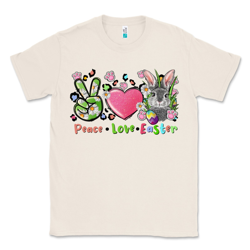 Peace Love Easter Bunny Classic Tee by FaDigitalArtStudio | Teevron