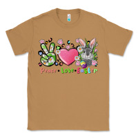 Toasted Coconut peace love easter bunny Classic Tee - FaDigitalArtStudio