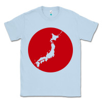 Dusty Blue japan island Classic Tee - baoMotion
