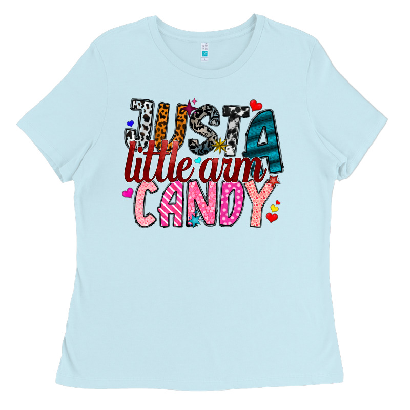 Just A Little Arm Candy Ladies Tee by SublimationCraftShop | Teevron