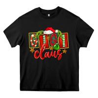 Black Christmas Gigi Claus Heavy Core Tee - FaDigitalArtStudio