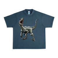 Midnight Navy Velociraptor Urban Heavy Tee - LillyAllenDesigns