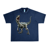 Navy Velociraptor Urban Heavy Tee - LillyAllenDesigns