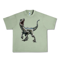 Oil Green Velociraptor Urban Heavy Tee - LillyAllenDesigns
