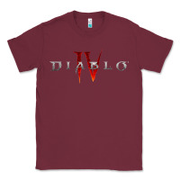 Burgundy Diablo 4 Gämë Online Classic Tee - baoMotion
