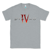 Heather Grey Diablo 4 Gämë Online Classic Tee - baoMotion