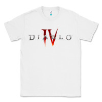 White Diablo 4 Gämë Online Classic Tee - baoMotion