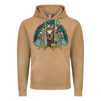 Vintage Camel turquoise gemstones brown baby cow  rainbow Vintage Hoodie - BarkalooDesign