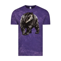 Cloud Purple Spectacled Bear Vintage Tee - LillyAllenDesigns