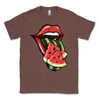 Chestnut Watermelon Tongue Classic Tee - Jasminsmagicworld