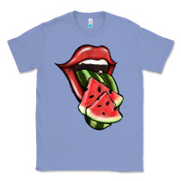 Colony Blue Watermelon Tongue Classic Tee - Jasminsmagicworld