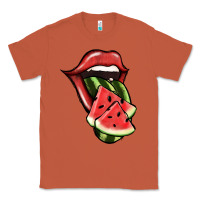 Copper Watermelon Tongue Classic Tee - Jasminsmagicworld