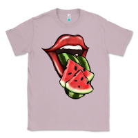 Lilac Watermelon Tongue Classic Tee - Jasminsmagicworld