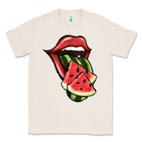 Natural Watermelon Tongue Classic Tee - Jasminsmagicworld