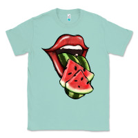 Seafoam Watermelon Tongue Classic Tee - Jasminsmagicworld