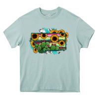 Arona Montana Map Sunflower Cactus Serape Heavy Core Tee - RanaPortraitStore