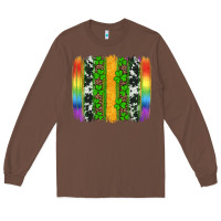 Chestnut st patricks day rainbow brushstroke Long Sleeve Tee - Artiststas
