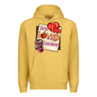 Antique Gold one loved teacher Premium Hoodie - BarkalooDesign