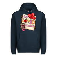 Navy one loved teacher Premium Hoodie - BarkalooDesign