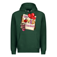Sports Green one loved teacher Premium Hoodie - BarkalooDesign