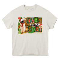 Cream Warm And Cozy Penguin Heavy Core Tee - FaDigitalArtStudio