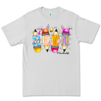 Dove Grey Easter Teacher Life Premium Tee - CowhideDigitalArt