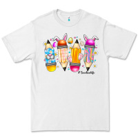 White Easter Teacher Life Premium Tee - CowhideDigitalArt