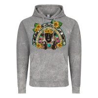 Cloud Rock suffolk ewe front sunflowers rainbow Vintage Hoodie - BarkalooDesign