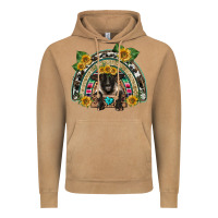 Vintage Camel suffolk ewe front sunflowers rainbow Vintage Hoodie - BarkalooDesign