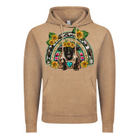 Vintage Coffee suffolk ewe front sunflowers rainbow Vintage Hoodie - BarkalooDesign