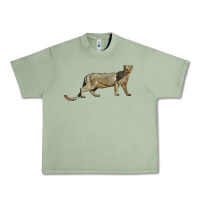 Oil Green Jaguarundi Urban Heavy Tee - LillyAllenDesigns