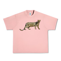 Salmon Jaguarundi Urban Heavy Tee - LillyAllenDesigns