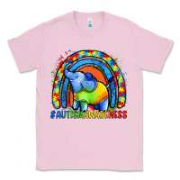 Bubblegum Pink Autism Awareness Autism elephant Classic Tee - FaDigitalArtStudio