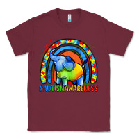 Burgundy Autism Awareness Autism elephant Classic Tee - FaDigitalArtStudio