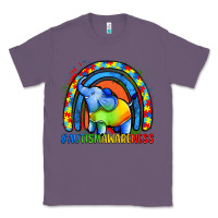 Lavender Autism Awareness Autism elephant Classic Tee - FaDigitalArtStudio