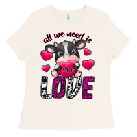 Bone All We Need İs Moo Love Ladies Tee - SublimationCraftShop