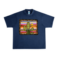 Navy serape leopard cactus Urban Heavy Tee - RanaPortraitStore