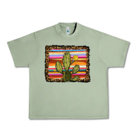 Oil Green serape leopard cactus Urban Heavy Tee - RanaPortraitStore