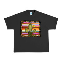 Pigment Black serape leopard cactus Urban Heavy Tee - RanaPortraitStore