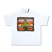 White serape leopard cactus Urban Heavy Tee - RanaPortraitStore
