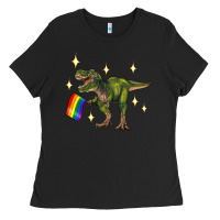Lgbtq+  T Rex Ladies Tee | Teevron