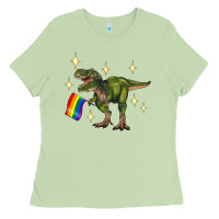 Matcha lgbtq+  t rex Ladies Tee - Artiststas