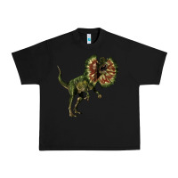 Black Dilophosaurus Urban Heavy Tee - LillyAllenDesigns