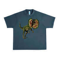Midnight Navy Dilophosaurus Urban Heavy Tee - LillyAllenDesigns