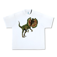 White Dilophosaurus Urban Heavy Tee - LillyAllenDesigns